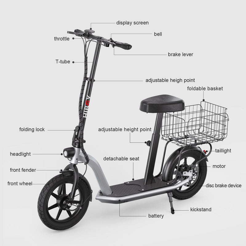 Hiboy Super ECOM 14 Eco Friendly Fat Tire Electric-Scooter