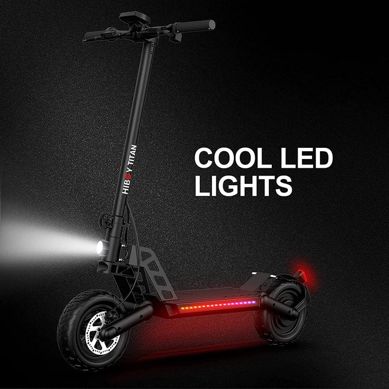 Hiboy Titan Electric-Scooter - 800W Motor 10" Air Tires Up to 28 Miles & 25 MPH Quick-Release Folding Scooter for Adults with Dual Braking System, Off Road Scooter with Long Range Battery Refurbished