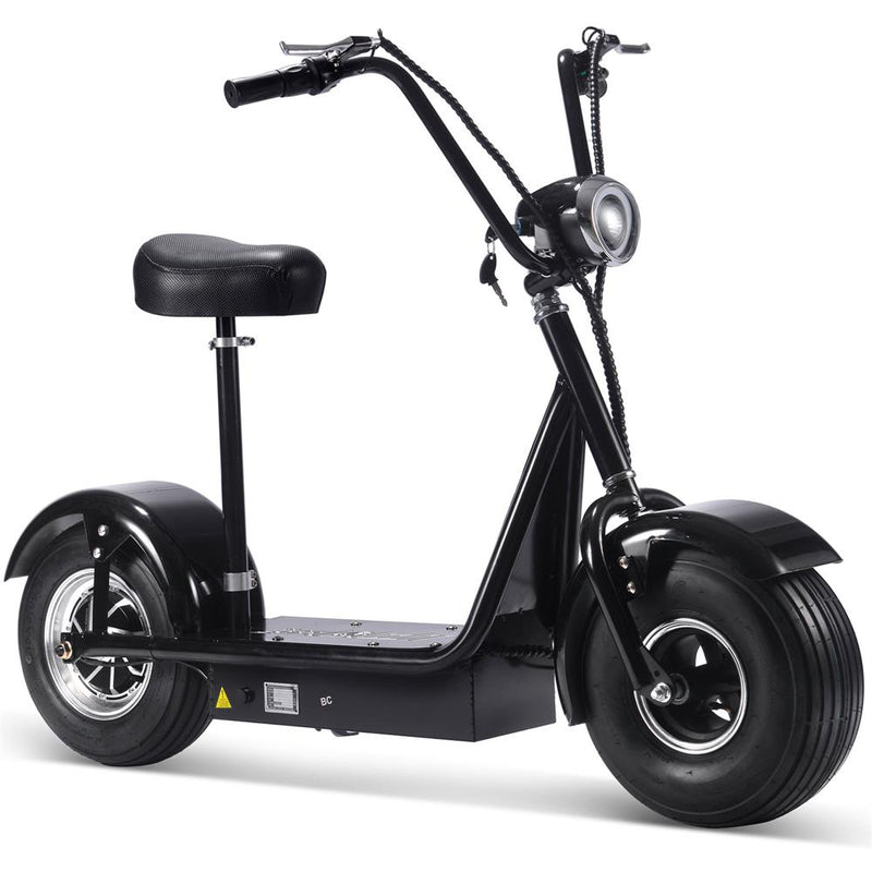 MotoTec FatBoy 48V/12Ah 800W Fat Tire Electric-Scooter MT-FatBoy-500