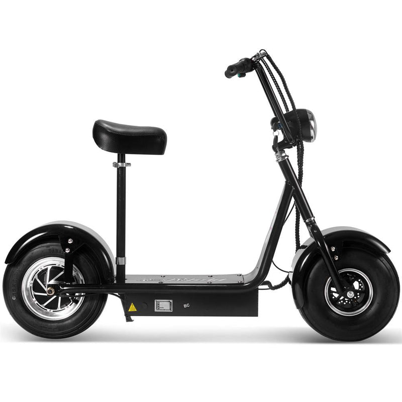 MotoTec FatBoy 48V/12Ah 800W Fat Tire Electric-Scooter MT-FatBoy-500