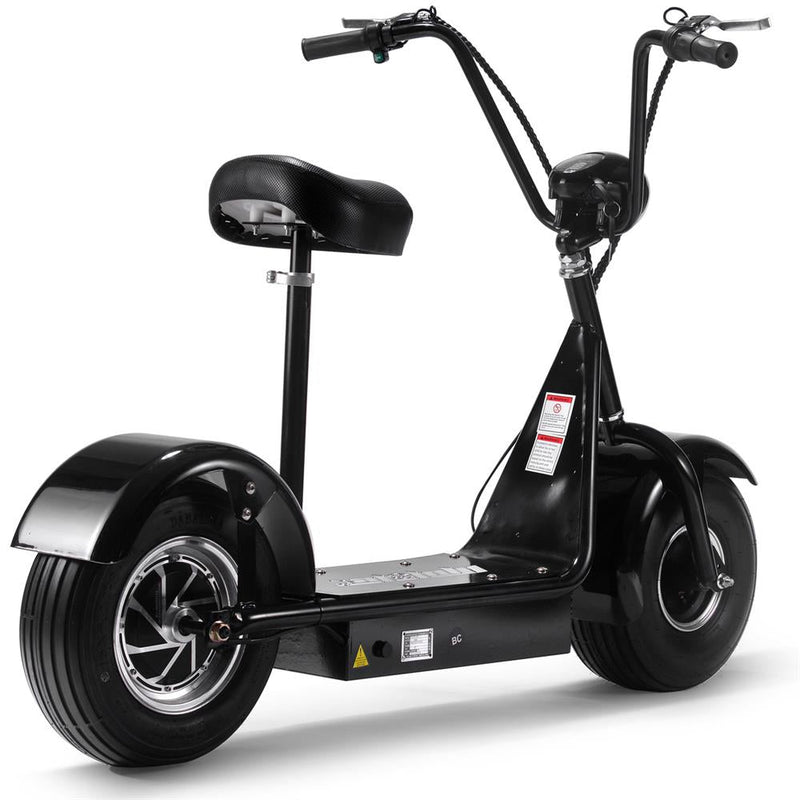 MotoTec FatBoy 48V/12Ah 800W Fat Tire Electric-Scooter MT-FatBoy-500